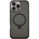 Чохол TPU+PC Metal Buttons with MagSafe Colorful HQ Ring для iPhone 16 Pro (6.3") Black 555-00624 фото 1