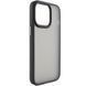 TPU+PC чехол Metal Buttons для Apple iPhone 14 Pro (6.1") Черный 777-08300 фото 3