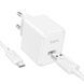 Сетевое зарядное устройство с кабелем HOCO CS11A Ocean single port charger set(Type-C) White 6942007603614 фото 1