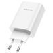 Мережевий зарядний пристрій BOROFONE BN10 Sunlight PD65W dual port(1A1C) charger White 656-01339 фото 4