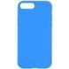 Силиконовый чехол Silk Full Protective для iPhone 7 plus / 8 plus (5.5") Blue 777-10855 фото