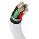 Кабель Baseus Cafule Series Metal Data Cable USB to IP 2.4A 1m White CALJK-A02 фото 9