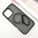 Чохол TPU+PC Metal Buttons with MagSafe Colorful HQ Ring для iPhone 16 Pro (6.3") Black 555-00624 фото 3