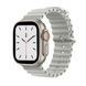 Силіконовий рифлений ремінець Ocean для Apple Watch 42/44/45/49 mm Сірий 212-00465 фото 1