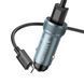 Автомобильное зарядное устройство HOCO Z49A Level single port QC3.0 18W (Micro) Metal Gray 656-00361 фото 4