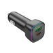Автомобильное зарядное устройство BOROFONE BZ28A Trophie PD30W+QC3.0 car charger Black 6941991110818 фото 4