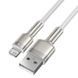 Кабель Baseus Cafule Series Metal Data Cable USB to IP 2.4A 1m White CALJK-A02 фото 7