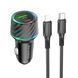 Автомобильное зарядное устройство BOROFONE BZ21 Brilliant 48W dual port PD30W+QC3.0 car charger set(C to iP) 656-00305 фото 1
