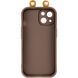 Чохол TPU Toys Case with Ears для Apple iPhone 14 (6.1") Brown 208-05372 фото 3