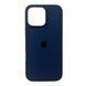 Силиконовый чехол для iPhone 16 Pro Dark Blue 666-01199 фото 1