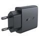 Мережевий зарядний пристрій ACEFAST A65 PD20W GaN single USB-C ultra-thin charger Black 656-01278 фото 3