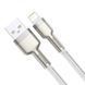 Кабель Baseus Cafule Series Metal Data Cable USB to IP 2.4A 1m White CALJK-A02 фото 4