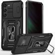Ударопрочный чехол Camshield Army Ring для Samsung Galaxy S21+ Black 777-05059 фото
