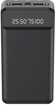 Портативний акумулятор Power Bank XO PR164 2USB 30000mAh Чорний 216-00042 фото