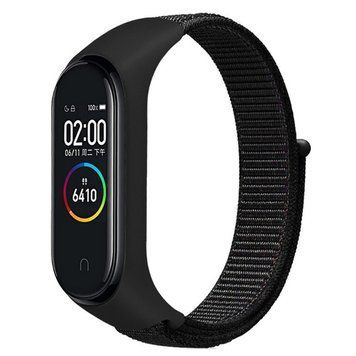 Ремінець Nylon New для Xiaomi Mi Band 3/4/5/6/7 Black 212-01757 фото