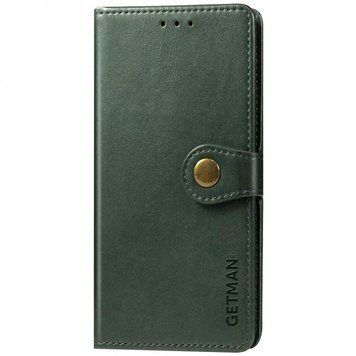 Кожаный чехол-книжка GETMAN Gallant (PU) для Motorola Moto G24 / G04 / E14 Green 777-06225 фото
