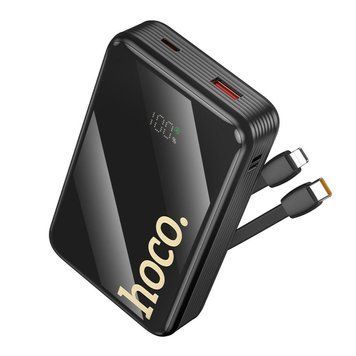 Power Bank Hoco Q37A Graceful 22.5W+PD20W с двумя cables 20000mAh Черный 656-03290 фото