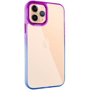 Чохол TPU+PC Fresh sip series для Apple iPhone 11 Pro (5.8") Синій / Фіолетовий 777-06675 фото