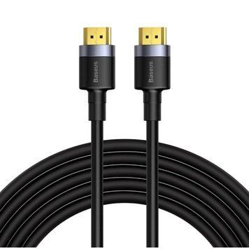 Кабель Baseus Cafule 4KHDMI Male To 4KHDMI Male Adapter Cable 5m Black CADKLF-H01 фото