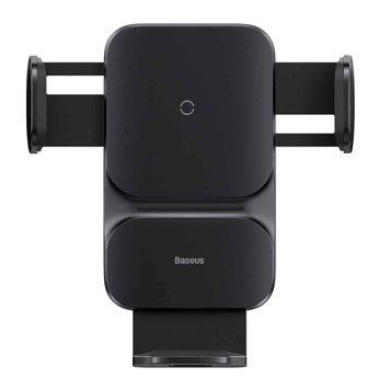 Автодержатель для телефона с БЗУ Baseus Wisdom Auto Alignment 15W Black CGZX000001 фото