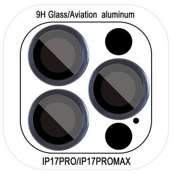 Защитное стекло Metal Classic на камеру для Apple iPhone 17 Pro (6.3") / 17 Pro Max (6.9") Dark Blue 204-00466 фото
