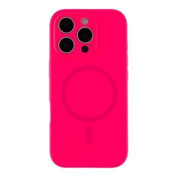 Чехол Glow Silicone Case Full Camera with Magsafe для iPhone 16 Pro Hot pink 214-04075 фото