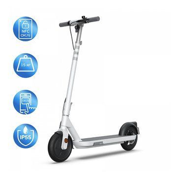 Електросамокат OKAI ES10-NEON Lite White 9", 300(600)W, 7.8Ah, 30km, 25km\h, 20%, NFC, App, 15kg ES10-W фото