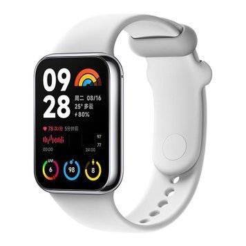 Ремешок для Xiaomi Mi Band 8 Pro/Mi Band 9 Pro/Redmi Watch 4 Silicone White 212-02589 фото