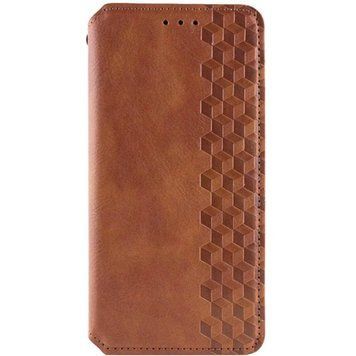 Чохол-книжка Rubic Leather для Xiaomi Redmi 13 4G Brown 666-02918 фото