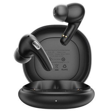 Беспроводные наушники TWS ACEFAST W3, ANC+ENC, IPX4, Black 6974316284796 фото