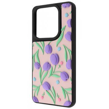 Чехол Wave Doodle Case для Xiaomi Redmi Note 14 4G (European) Flowers 777-03812 фото