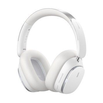 Беспроводные накладные наушники Baseus Bowie H1 Pro Noise-Cancellation Wireless Headphones Moon White 656-03788 фото