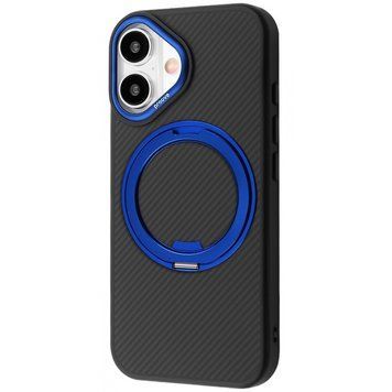 Чехол Proove Reinforce Case with Magnetic Ring iPhone 16 Blue 656-05065 фото