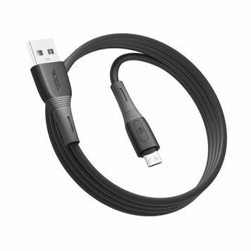 Кабель Ridea RC-M113 Spring 3A USB to Micro USB Черный 209-00173 фото