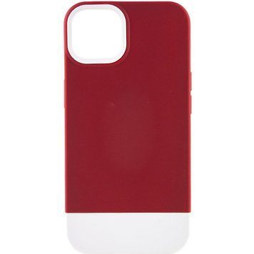 Чехол TPU+PC Bichromatic для Apple iPhone 11 Pro Max (6.5") Wine / White 555-03925 фото