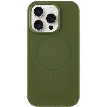 Силиконовый чехол с MagSafe для iPhone 14 Pro Cyprus Green 214-01661 фото