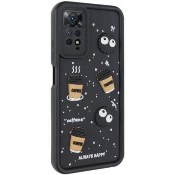 Чохол TPU Toys Case для Xiaomi Redmi Note 11 Pro 4G/5G / 12 Pro 4G Black/Always Happy 777-03832 фото