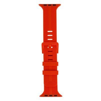 Ремешок Silicone Shine Band для Apple Watch 42/44/45/49 mm Orange Red 212-00849 фото