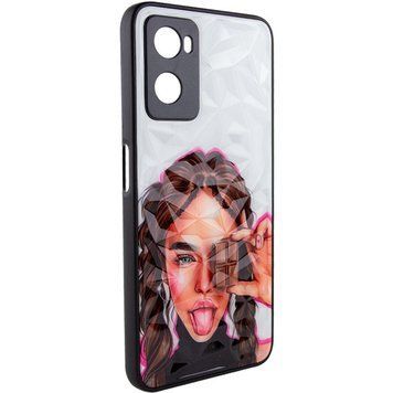TPU+PC чехол Prisma Ladies для Oppo A57s / A77s Chocolate 777-07174 фото