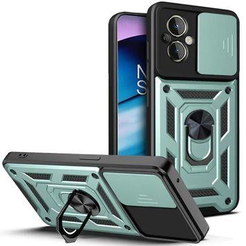 Ударостійкий чохол Camshield Serge Ring для Xiaomi Poco M5 Green 777-04537 фото