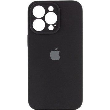 Силіконовий чохол з закритою камерою для iPhone 16 Pro Max Black 666-01304 фото