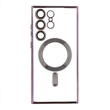 Чехол Wave TPU Metallic with Magsafe для Samsung Galaxy S23 Ultra (S918) Dark Purple 555-00187 фото