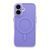 Чохол TPU+PC Magnetic Matte Camera Lens with Magsafe для iPhone 16 Elegant Purple 757-00339 фото