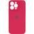 Силиконовый чехол с закрытой камерой для iPhone 13 Pro Rose-Red 208-00748 фото