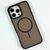 Силіконовий чохол Matte Color Case With Magnetic Thin Circle для iPhone 12/12 Pro Black 214-03023 фото