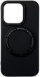 Чехол TPU Back Case Metal Stand with MagSafe для iPhone 15 Pro Black 214-02156 фото