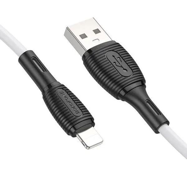 Дата кабель Borofone BX86 Advantage USB to Lightning (1m) White ILSO-00000071160-1 фото