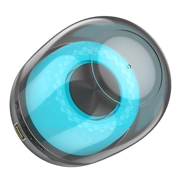 Портативная колонка HOCO BS58 Crystal colorful luminous BT speaker Magic Black Night 656-01683 фото