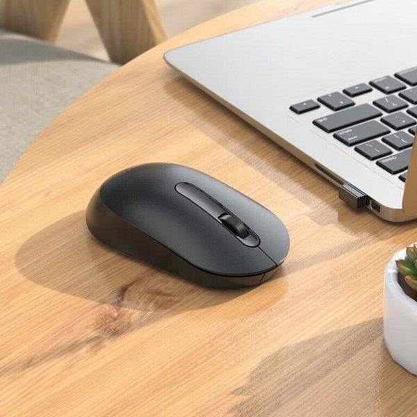 Маніпулятор миша HOCO GM14 Platinum 2.4G business wireless mouse Black 656-03222 фото