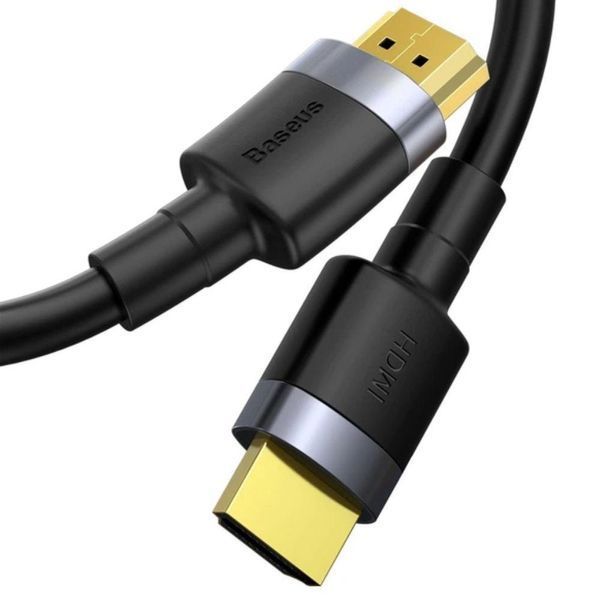 Кабель Baseus Cafule 4KHDMI Male To 4KHDMI Male Adapter Cable 5m Black CADKLF-H01 фото